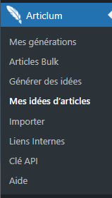nouveau lien dans menu wp mes idees darticle.png